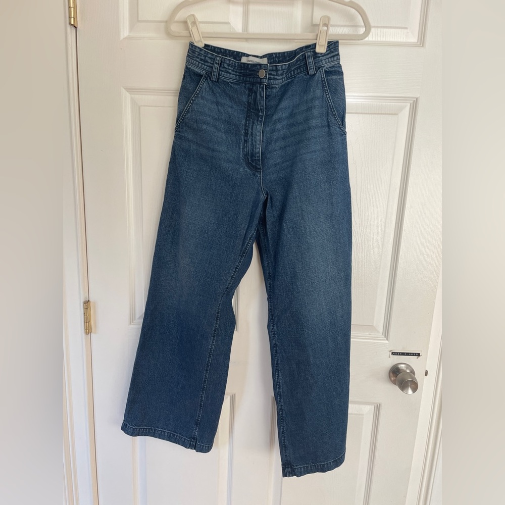 Rachel Comey High Waisted Wide Leg Jeans Dark Wash Size 6